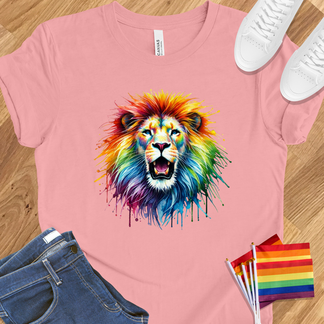 Big Rainbow lion pride