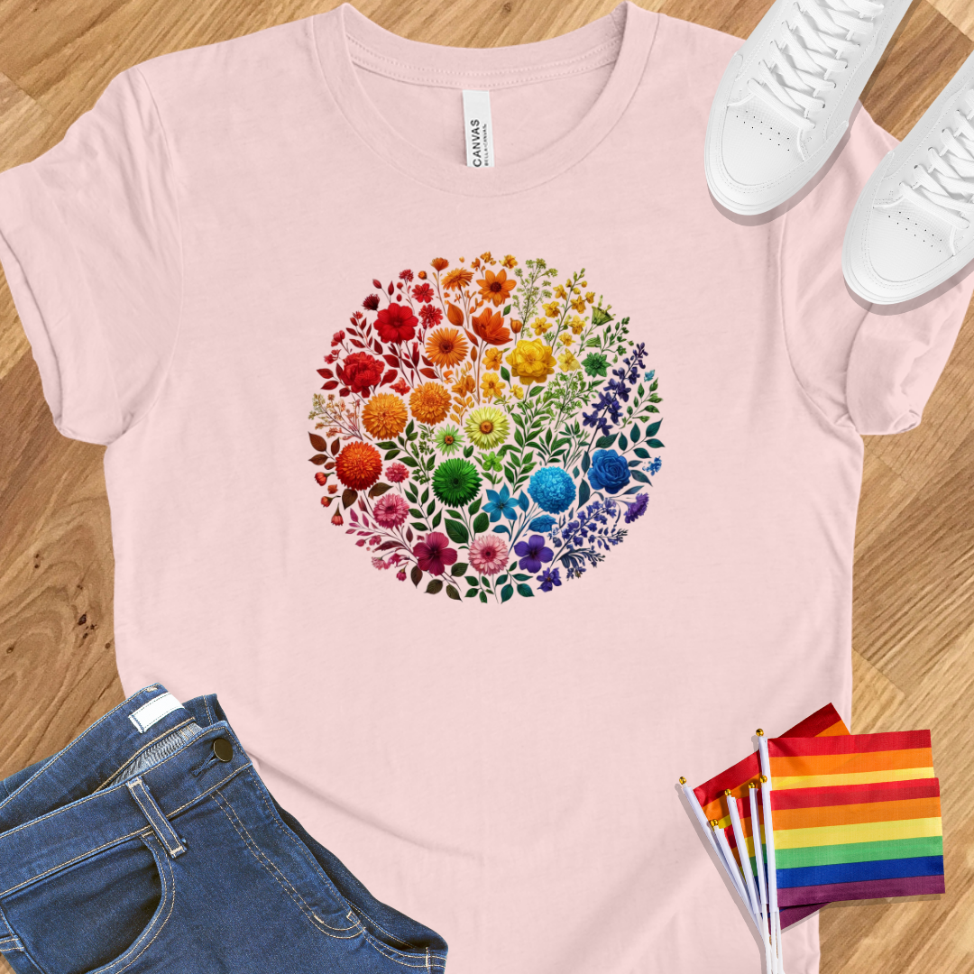 Rainbow flowers