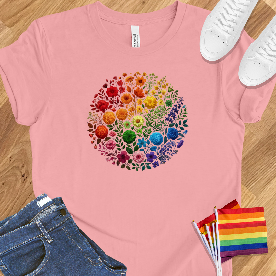 Rainbow flowers