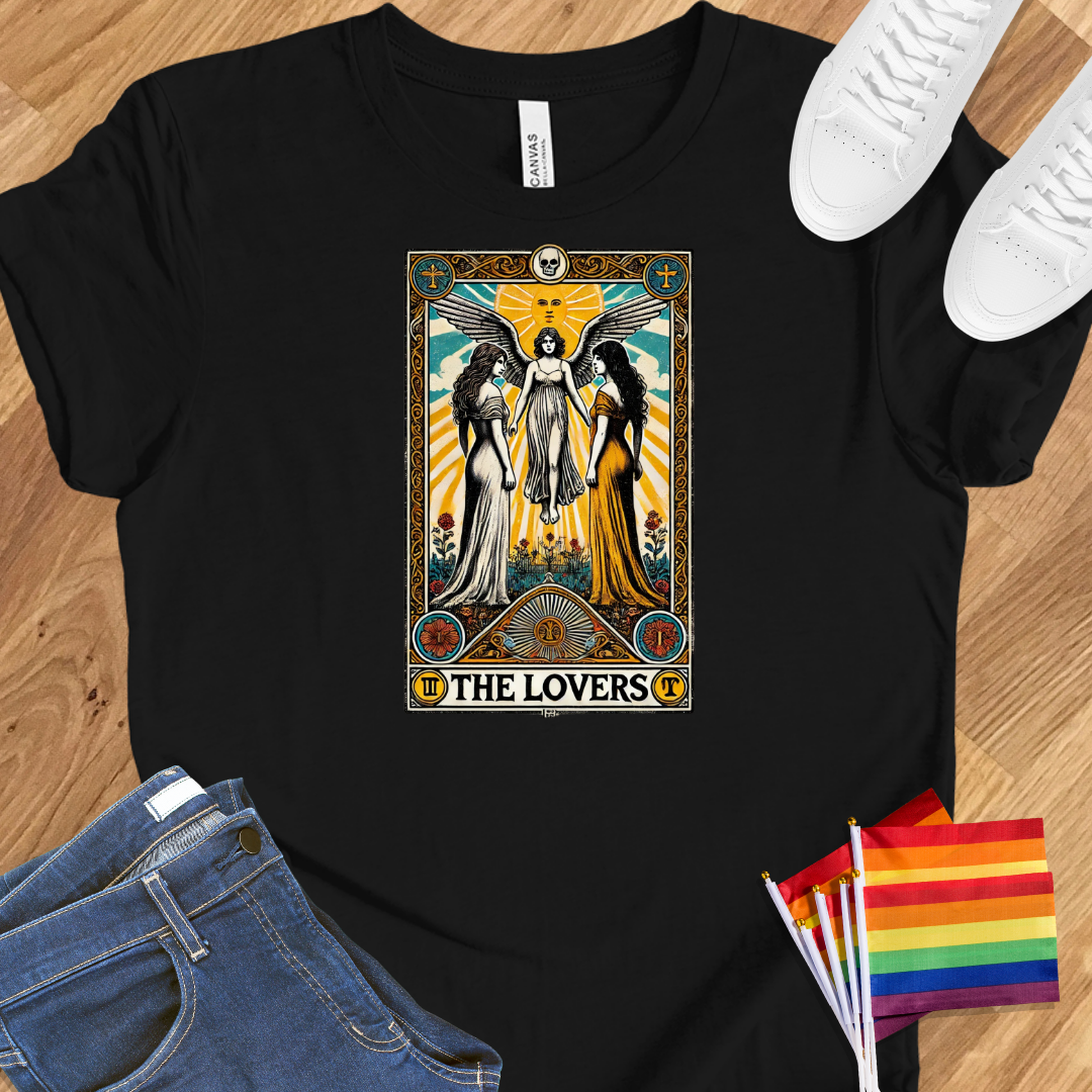 'The Lovers' Lesbian Tarot card