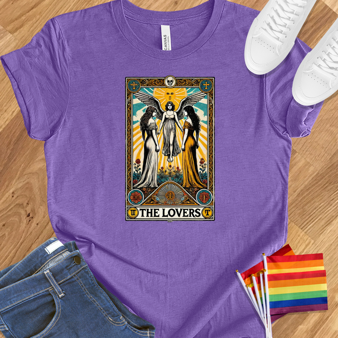 'The Lovers' Lesbian Tarot card