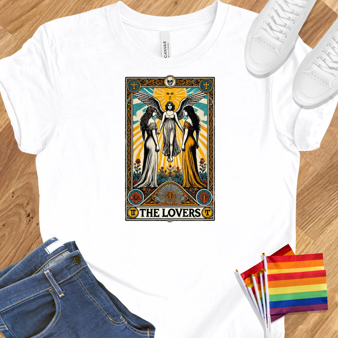 'The Lovers' Lesbian Tarot card