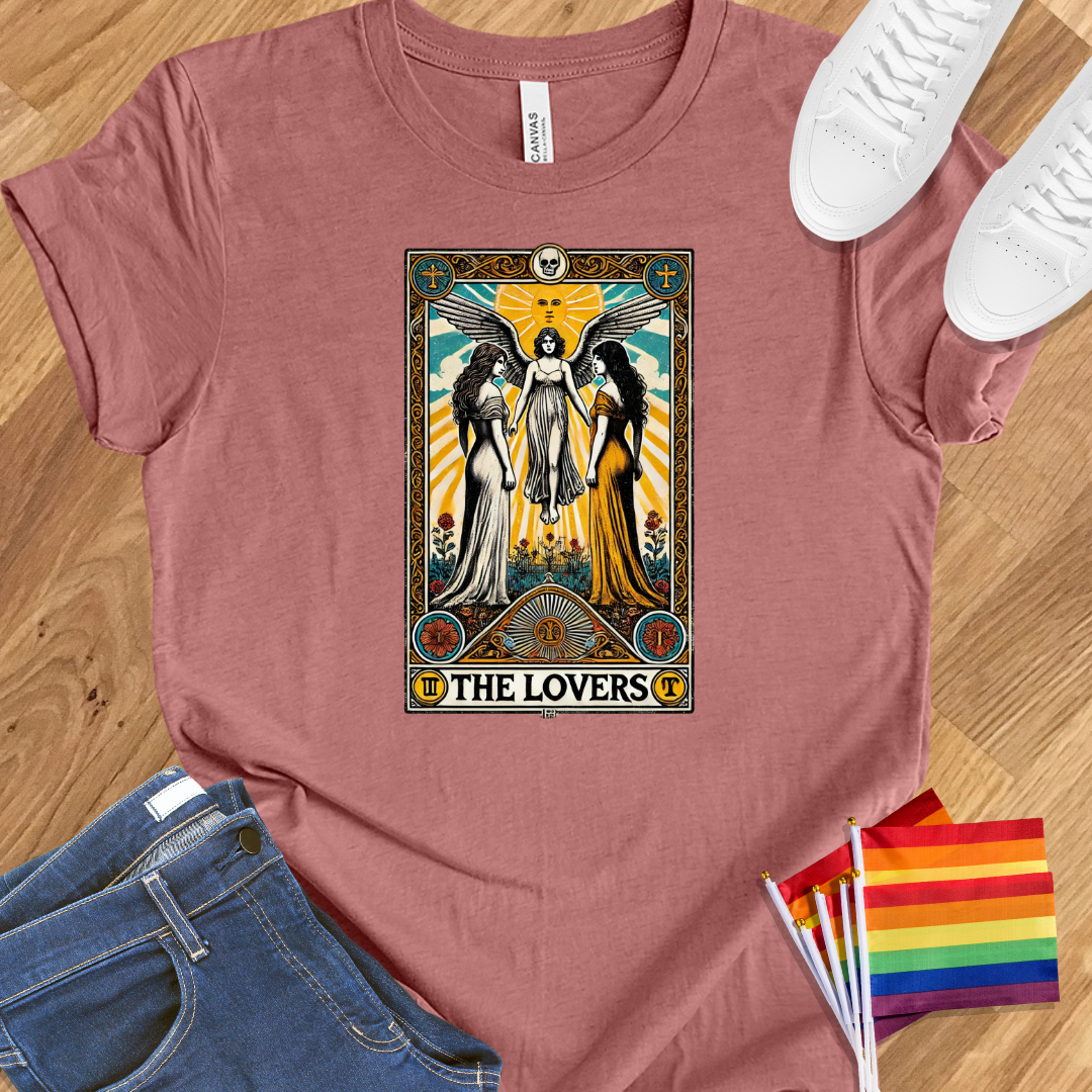 'The Lovers' Lesbian Tarot card