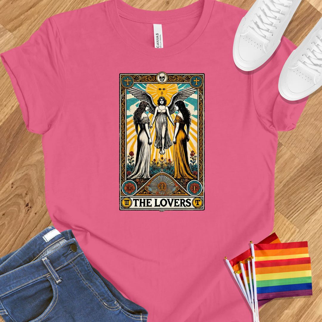 'The Lovers' Lesbian Tarot card