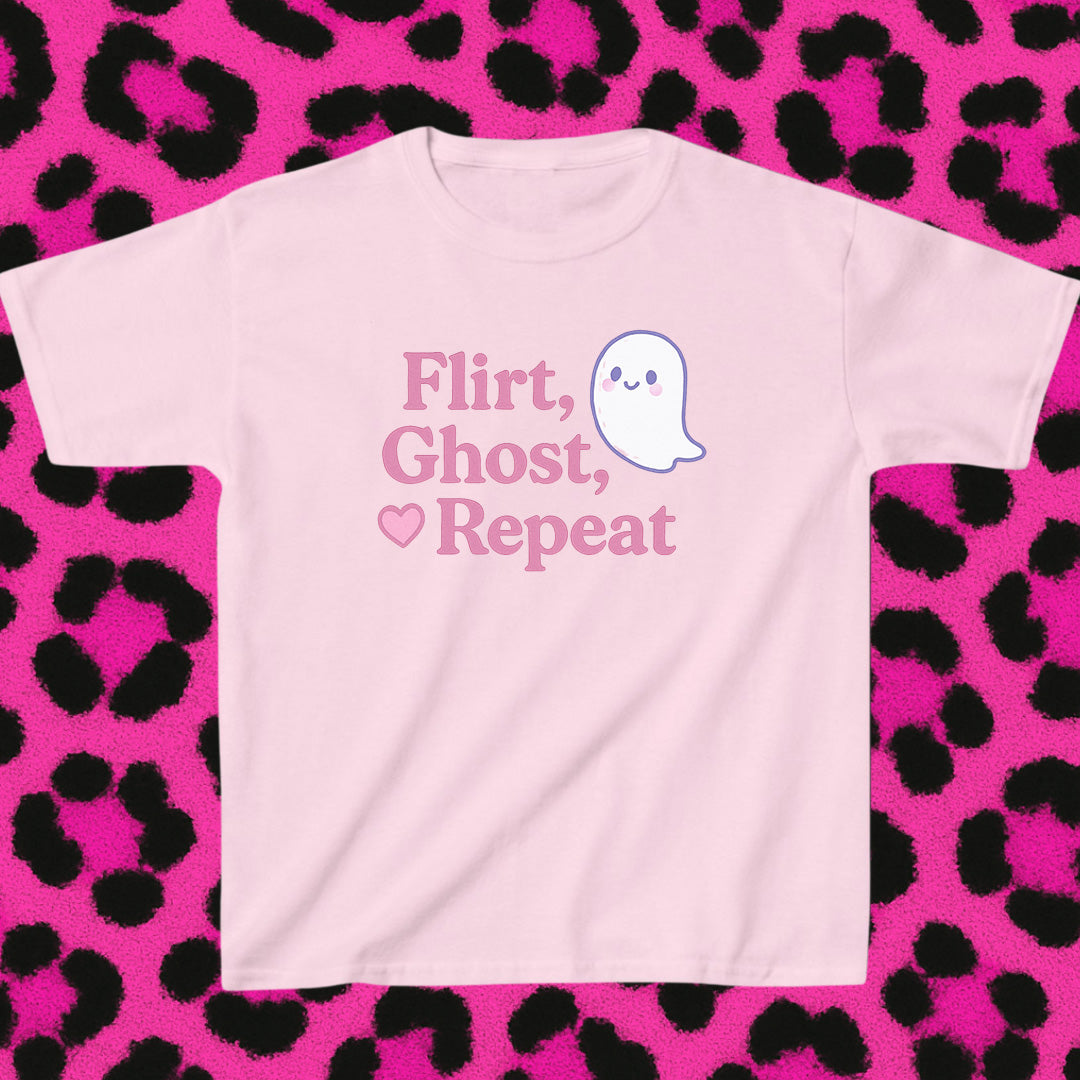 Flirt, ghost, repeat graphic