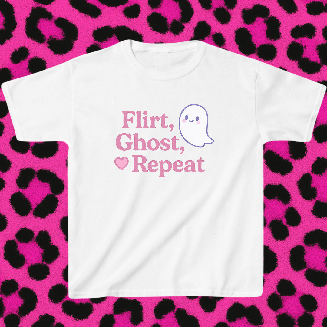 Flirt, ghost, repeat graphic
