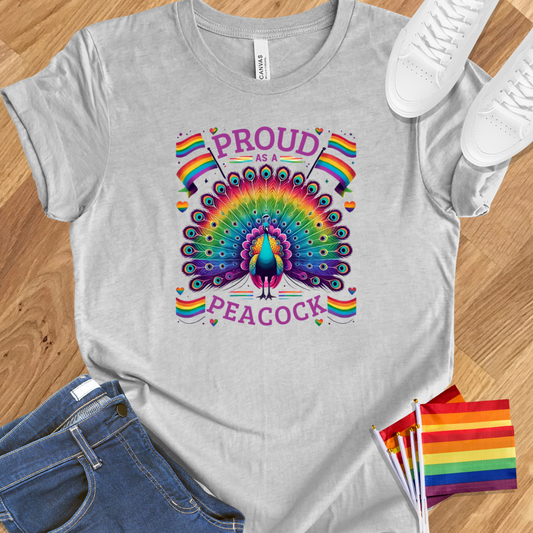 Rainbow Pride Proud as a Peacock