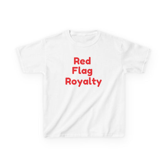 Red flag royalty text