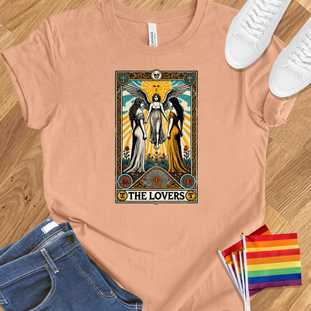 'The Lovers' Lesbian Tarot card