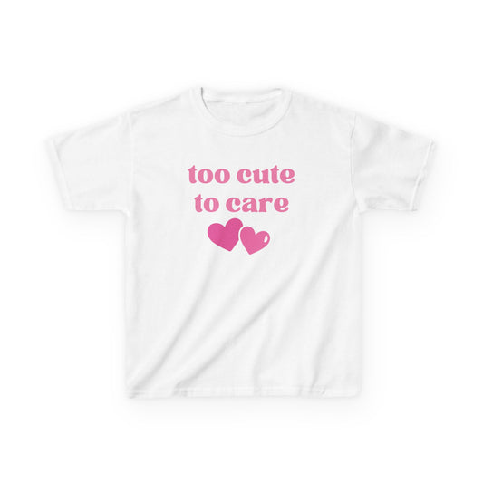 too cute to care graphic